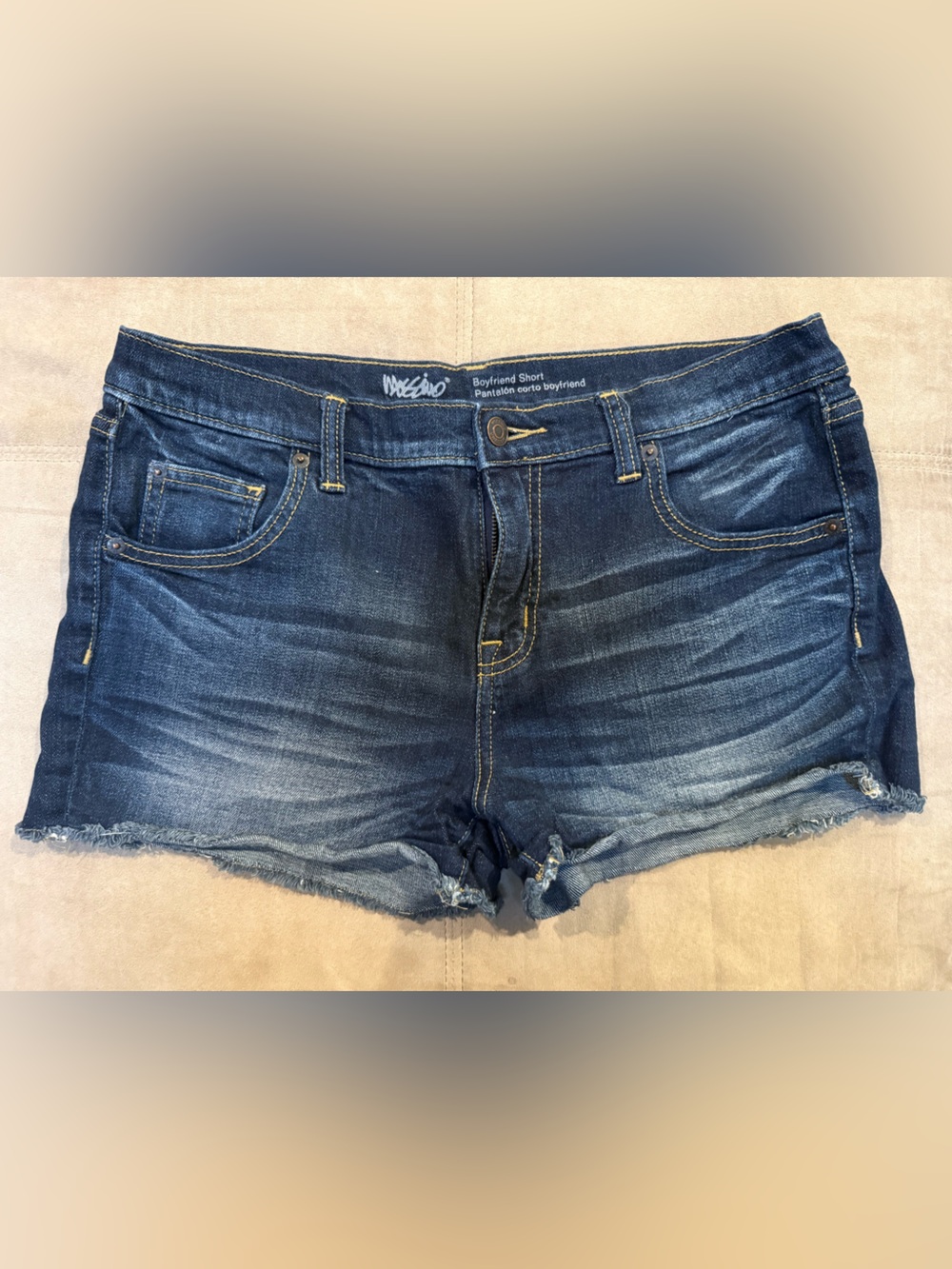 Mossimo Supply Co. Women's Dark Blue Denim Jean Shorts